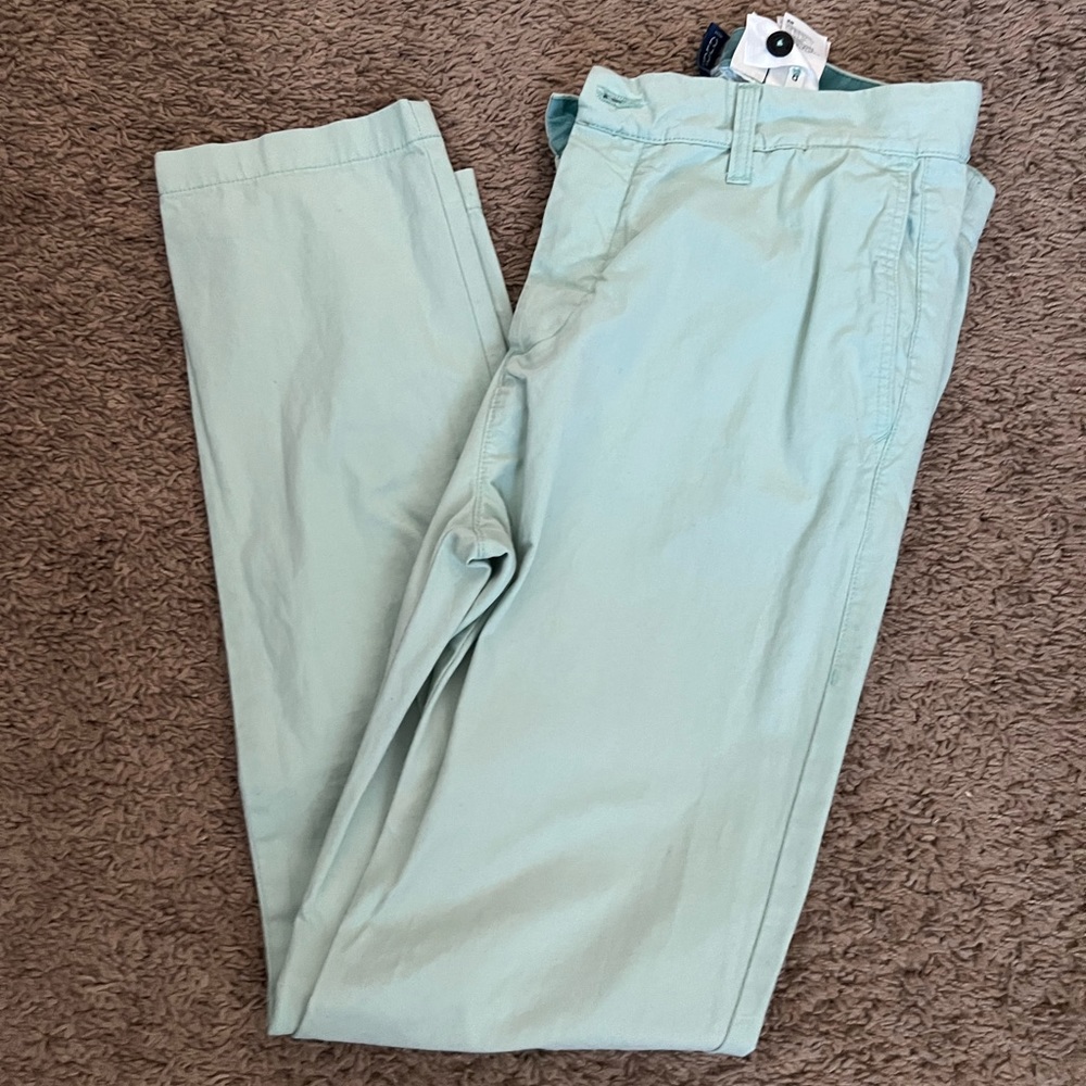 Mint green chinos